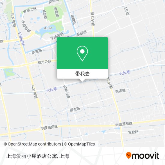 上海爱丽小屋酒店公寓地图