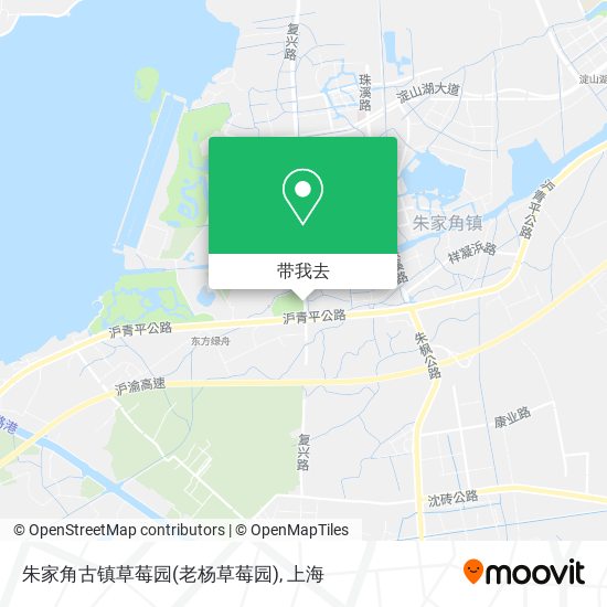 朱家角古镇草莓园(老杨草莓园)地图