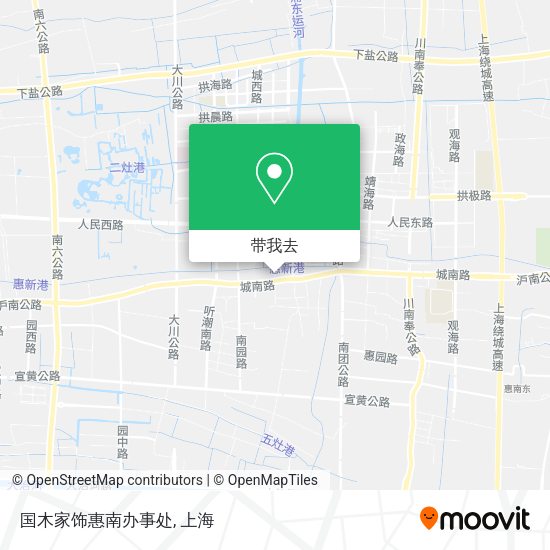 国木家饰惠南办事处地图