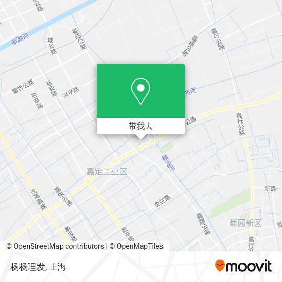 杨杨理发地图