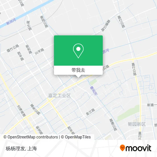 杨杨理发地图