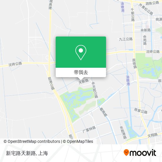 新宅路天新路地图