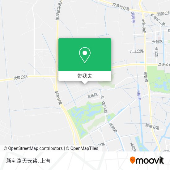 新宅路天云路地图