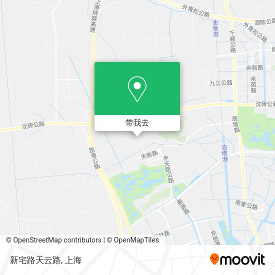 新宅路天云路地图