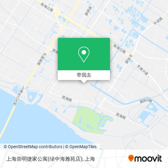 上海崇明捷家公寓(绿中海雅苑店)地图