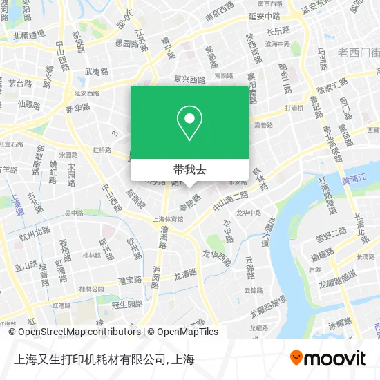 上海又生打印机耗材有限公司地图