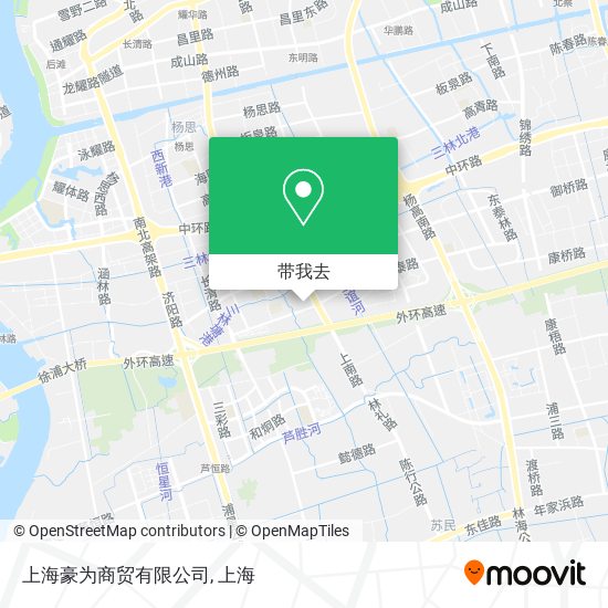上海豪为商贸有限公司地图