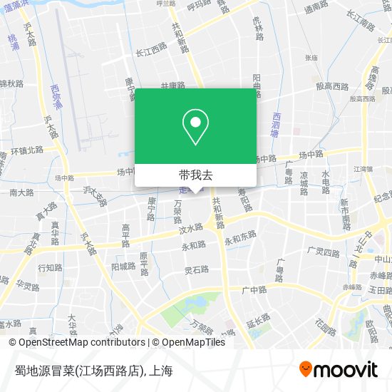 蜀地源冒菜(江场西路店)地图