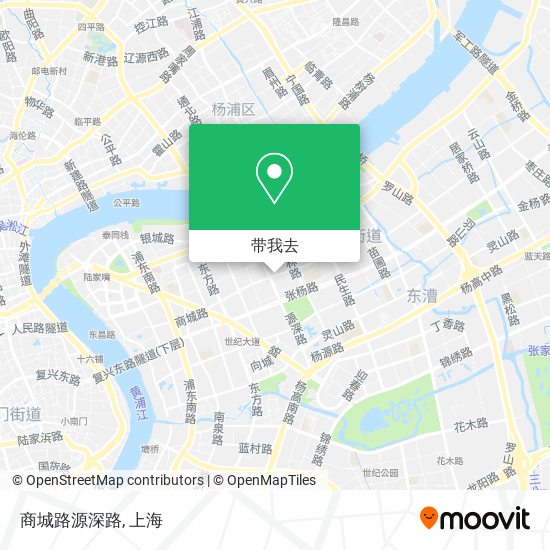 商城路源深路地图