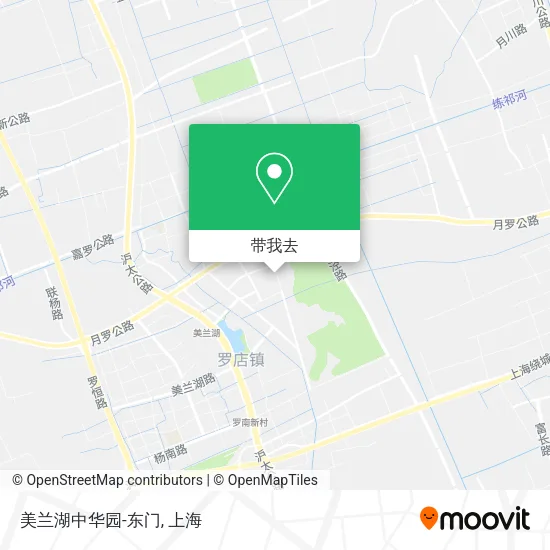 美兰湖中华园-东门地图