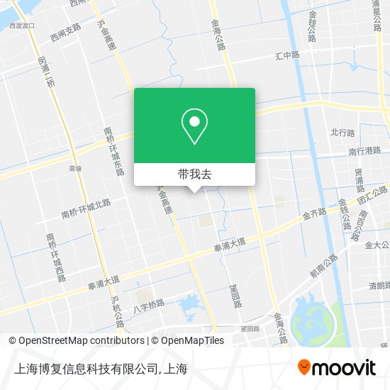 上海博复信息科技有限公司地图