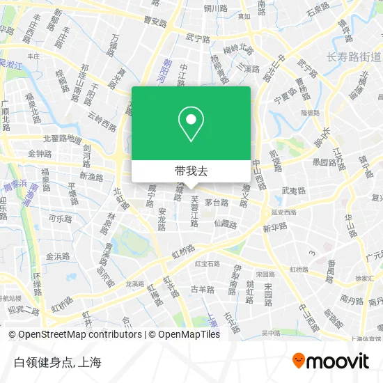 白领健身点地图