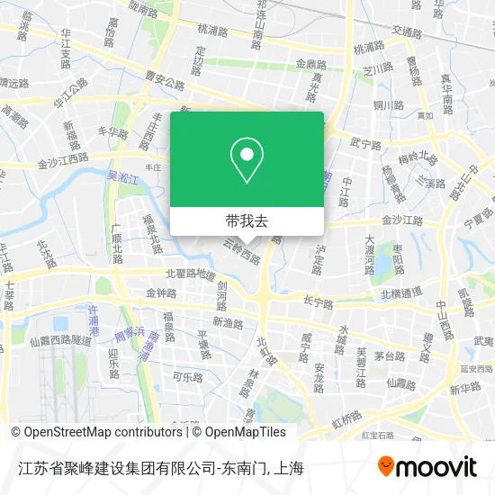 江苏省聚峰建设集团有限公司-东南门地图