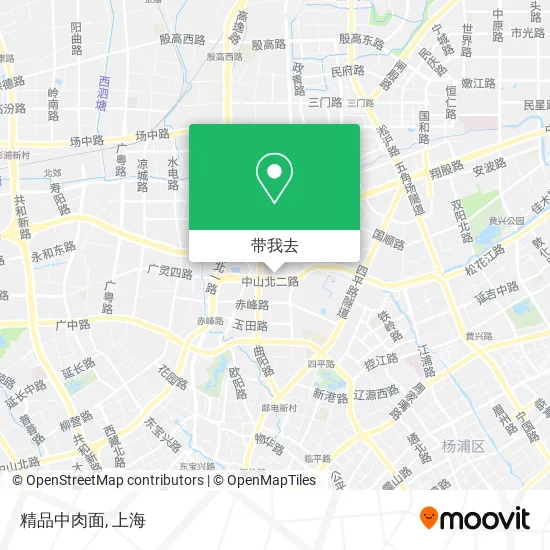精品中肉面地图