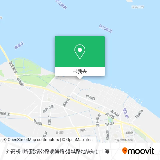 外高桥1路(随塘公路凌海路-港城路地铁站)地图
