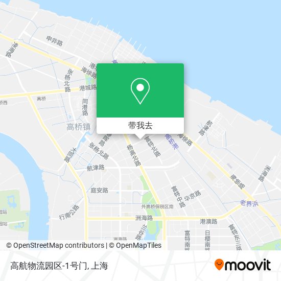 高航物流园区-1号门地图