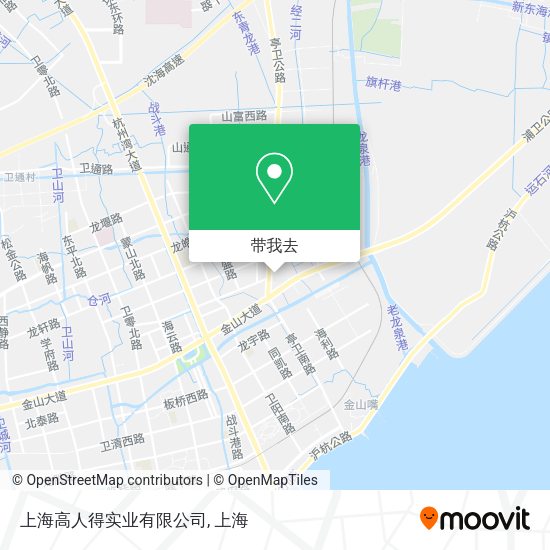 上海高人得实业有限公司地图