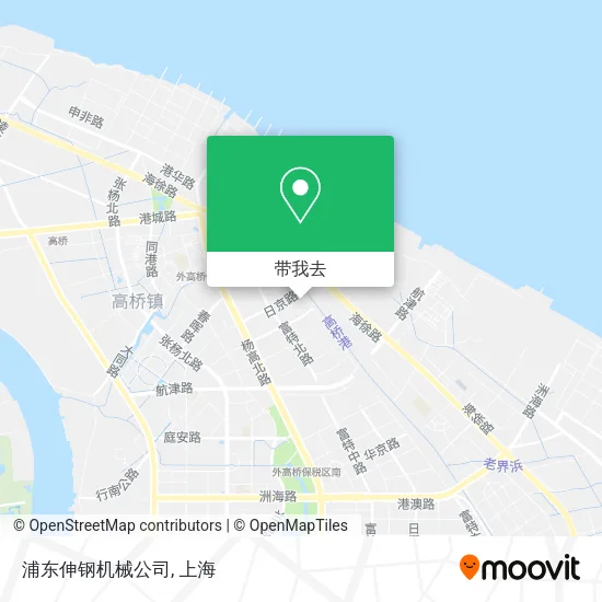 浦东伸钢机械公司地图