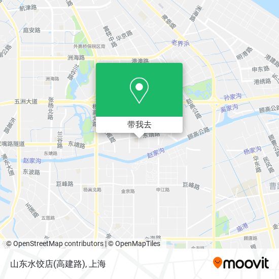 山东水饺店(高建路)地图