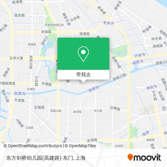 东方剑桥幼儿园(高建路)-东门地图