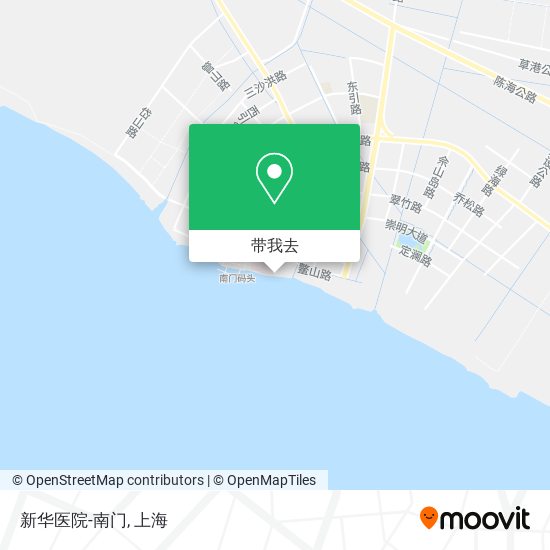 新华医院-南门地图