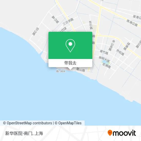 新华医院-南门地图