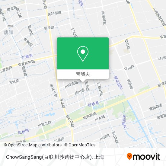 ChowSangSang(百联川沙购物中心店)地图