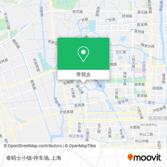 泰晤士小镇-停车场地图