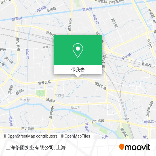 上海倍固实业有限公司地图