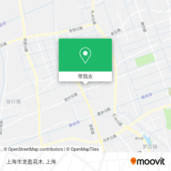 上海市龙盈花木地图