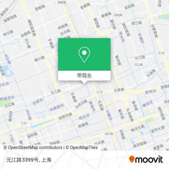 元江路3399号地图