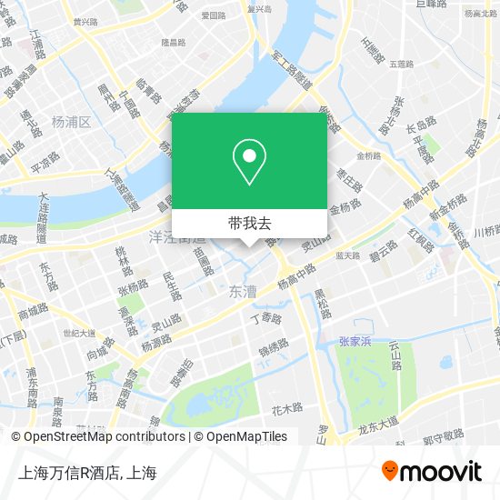 上海万信R酒店地图