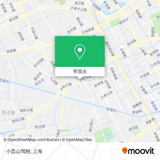 小昆山驾校地图