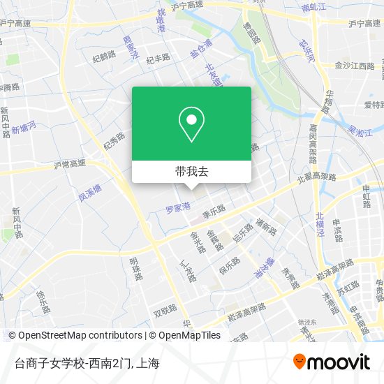 台商子女学校-西南2门地图