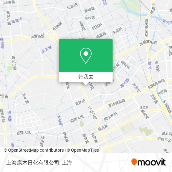 上海康木日化有限公司地图