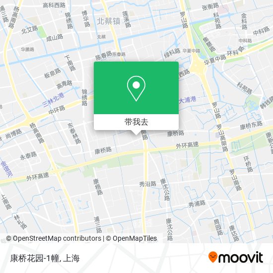 康桥花园-1幢地图