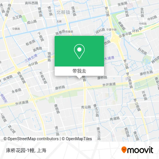 康桥花园-1幢地图