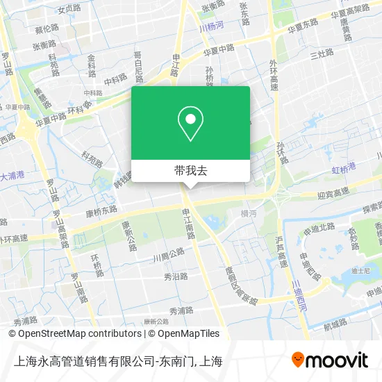 上海永高管道销售有限公司-东南门地图