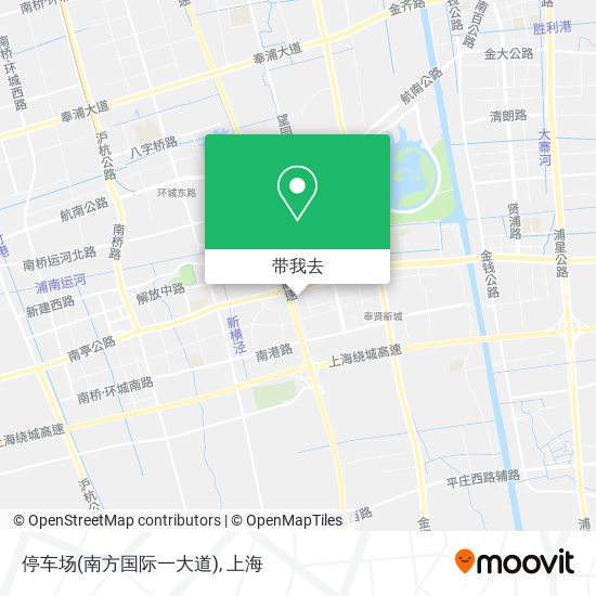 停车场(南方国际一大道)地图