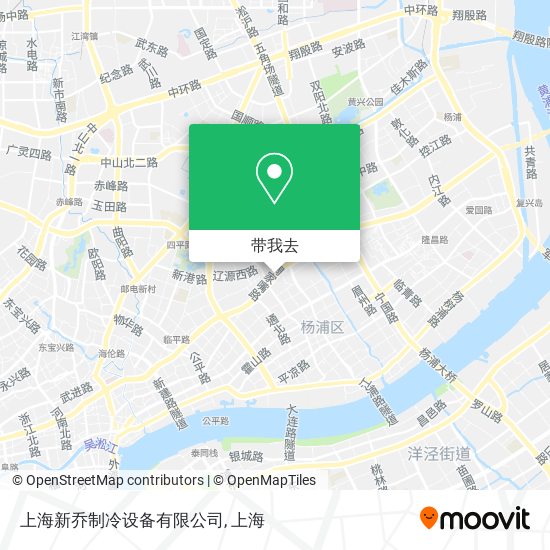 上海新乔制冷设备有限公司地图