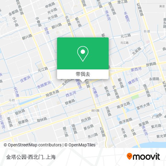 金塔公园-西北门地图