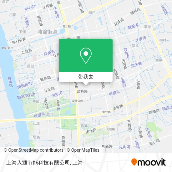 上海入通节能科技有限公司地图