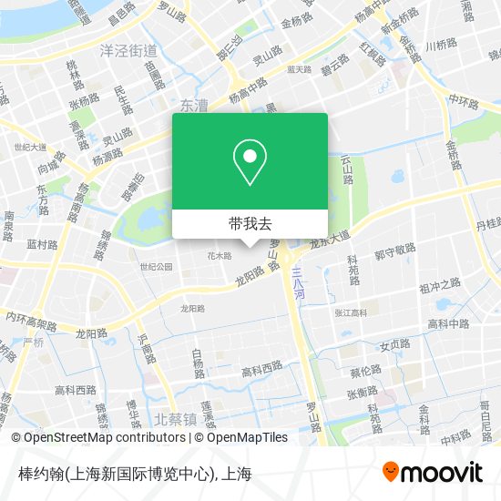 棒约翰(上海新国际博览中心)地图