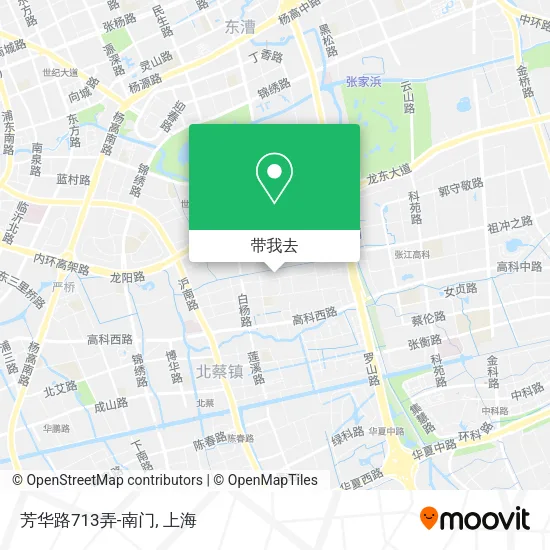 芳华路713弄-南门地图