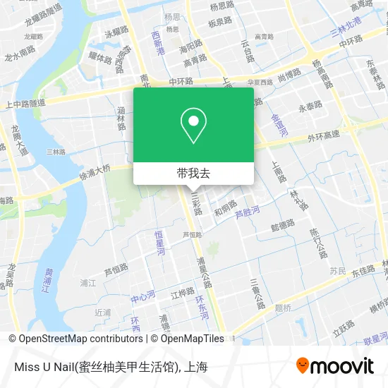 Miss U Nail(蜜丝柚美甲生活馆)地图
