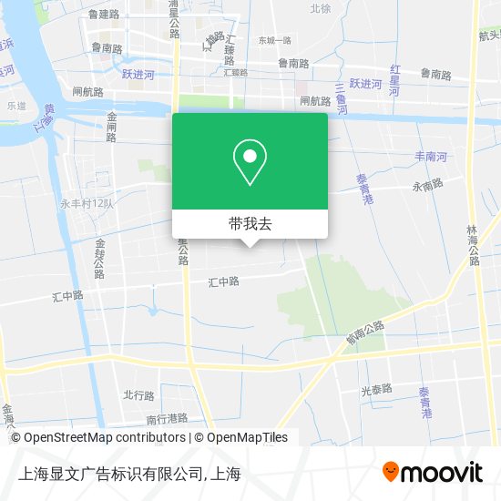 上海显文广告标识有限公司地图