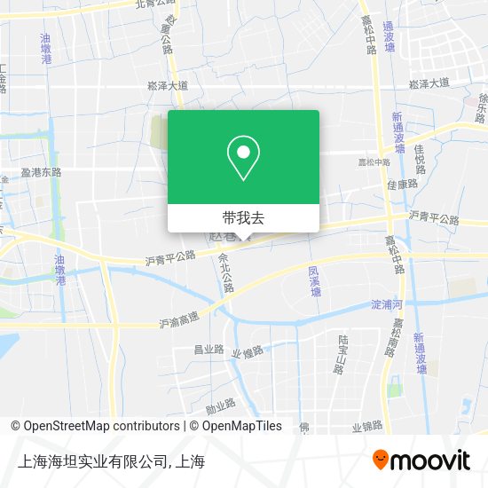 上海海坦实业有限公司地图