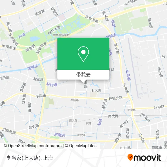 享当家(上大店)地图