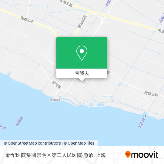 新华医院集团崇明区第二人民医院-急诊地图