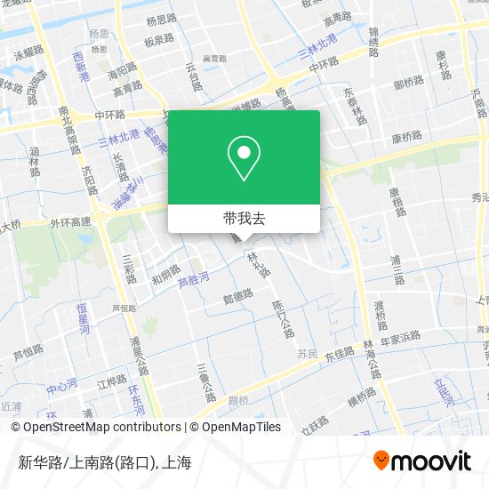 新华路/上南路(路口)地图